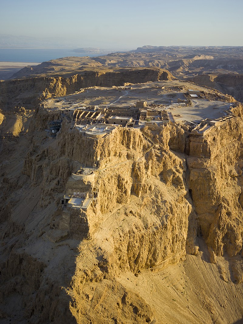 Aerial View of Masada 