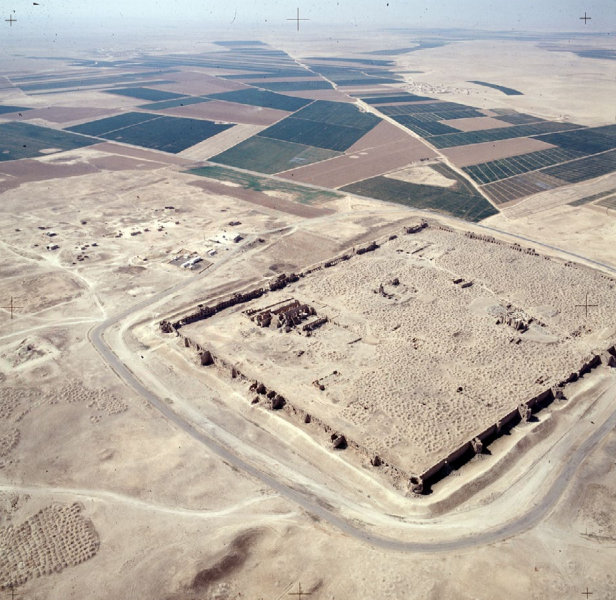 Resafa: aerial photograph from the northeast
