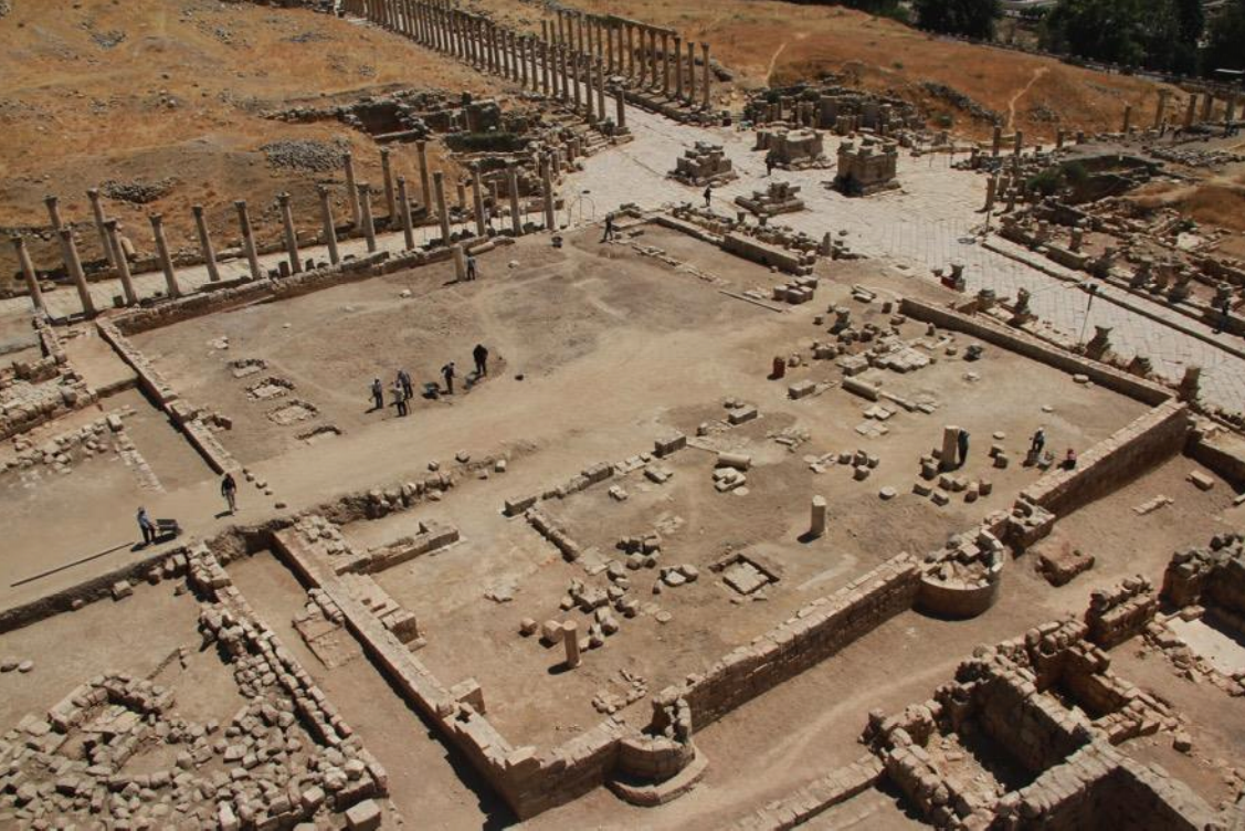 Excavated Congregational Mosque at Jerash