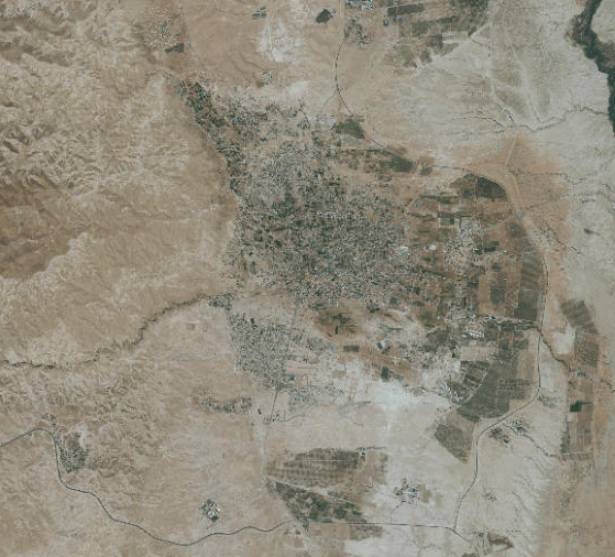 Aerial View of Jericho area 