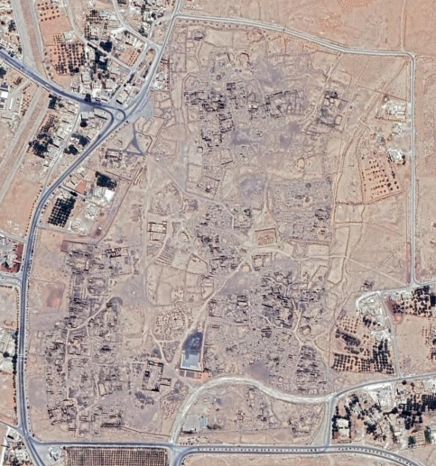 Aerial View of Umm al-Jimal 